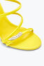 Serpente Sandale 105 mit Kristallen in Gelb