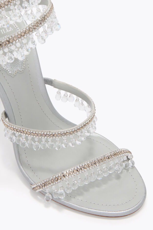 CHANDELIER PEARL GREY SANDAL 105