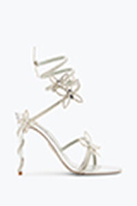 Sandalo Margot Grigio Specchiato Con Farfalle 105