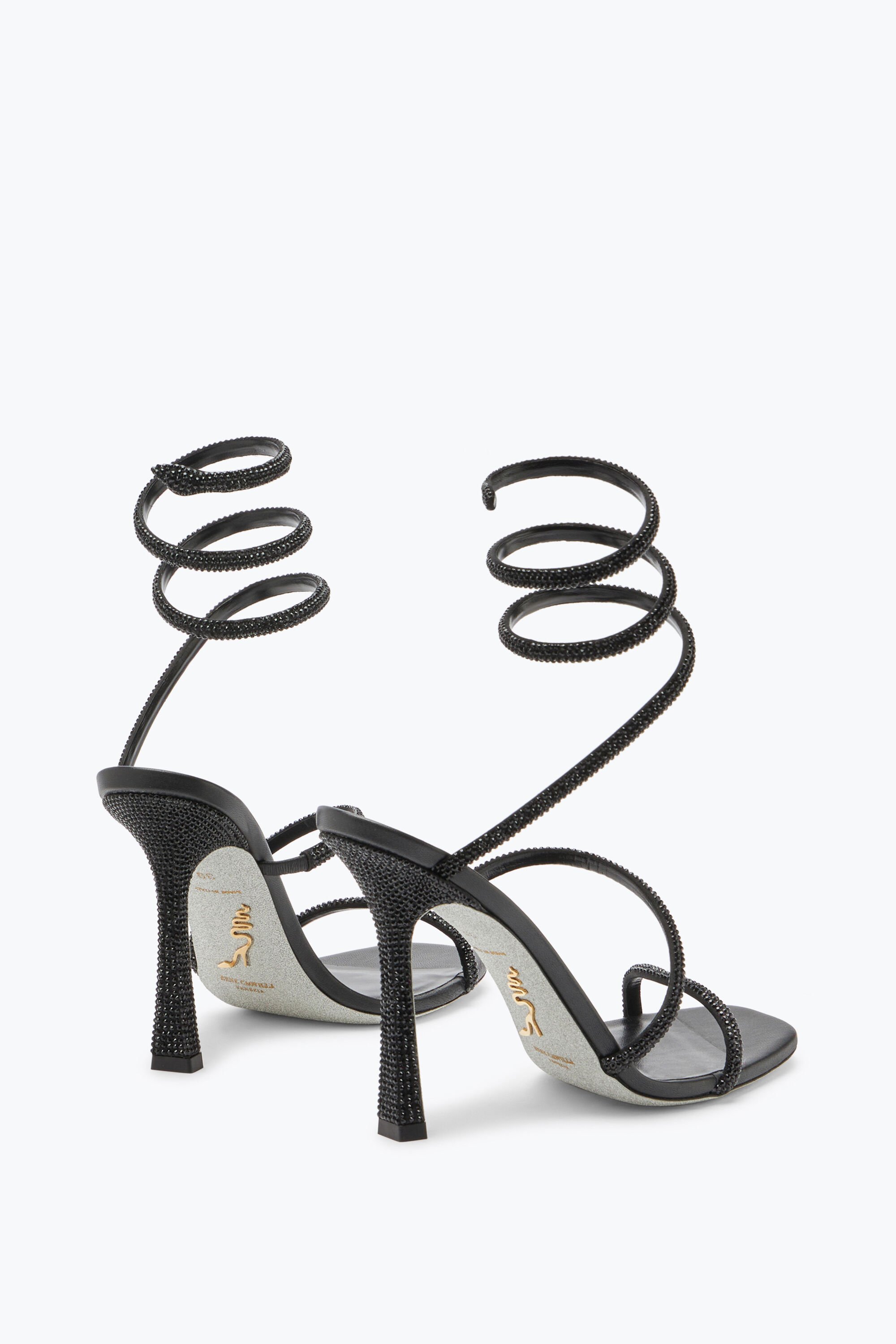 Twinkle black cleo sandals discount