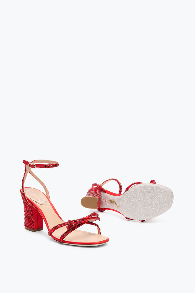NICOLE RED SANDAL 80