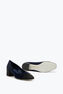 Zapato De Salón Kristen Azul Marino Y Negro 40