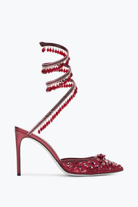 Chandelier Crystal Ruby Red Pump 100