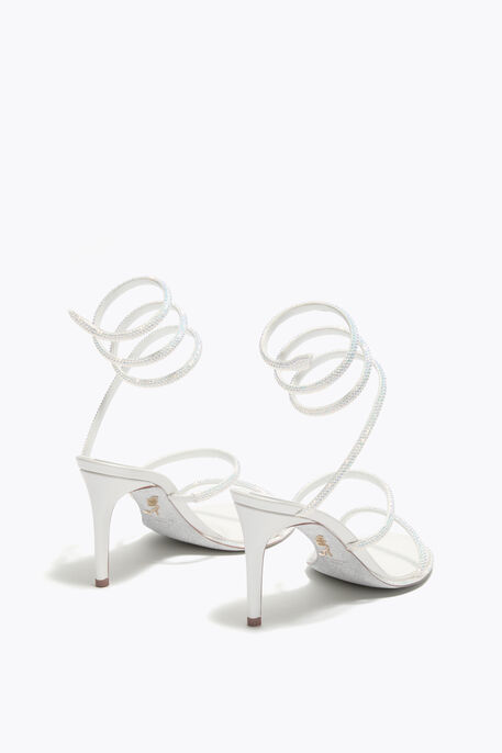 CLEO SANDALEN 80 IN WEISS