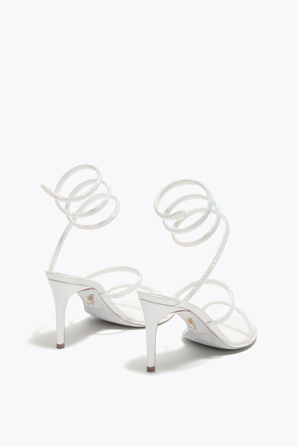 CLEO SANDALEN 80 IN WEISS