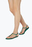 Diana Crystal Green Sandal 10