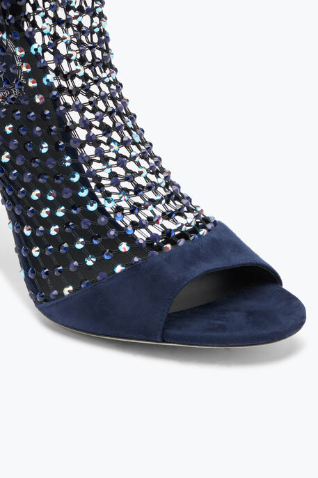 Sandalette Galaxia Dunkelblau Mit Kristallen 105 Sandalette Galaxia Dunkelblau Mit Kristallen 105