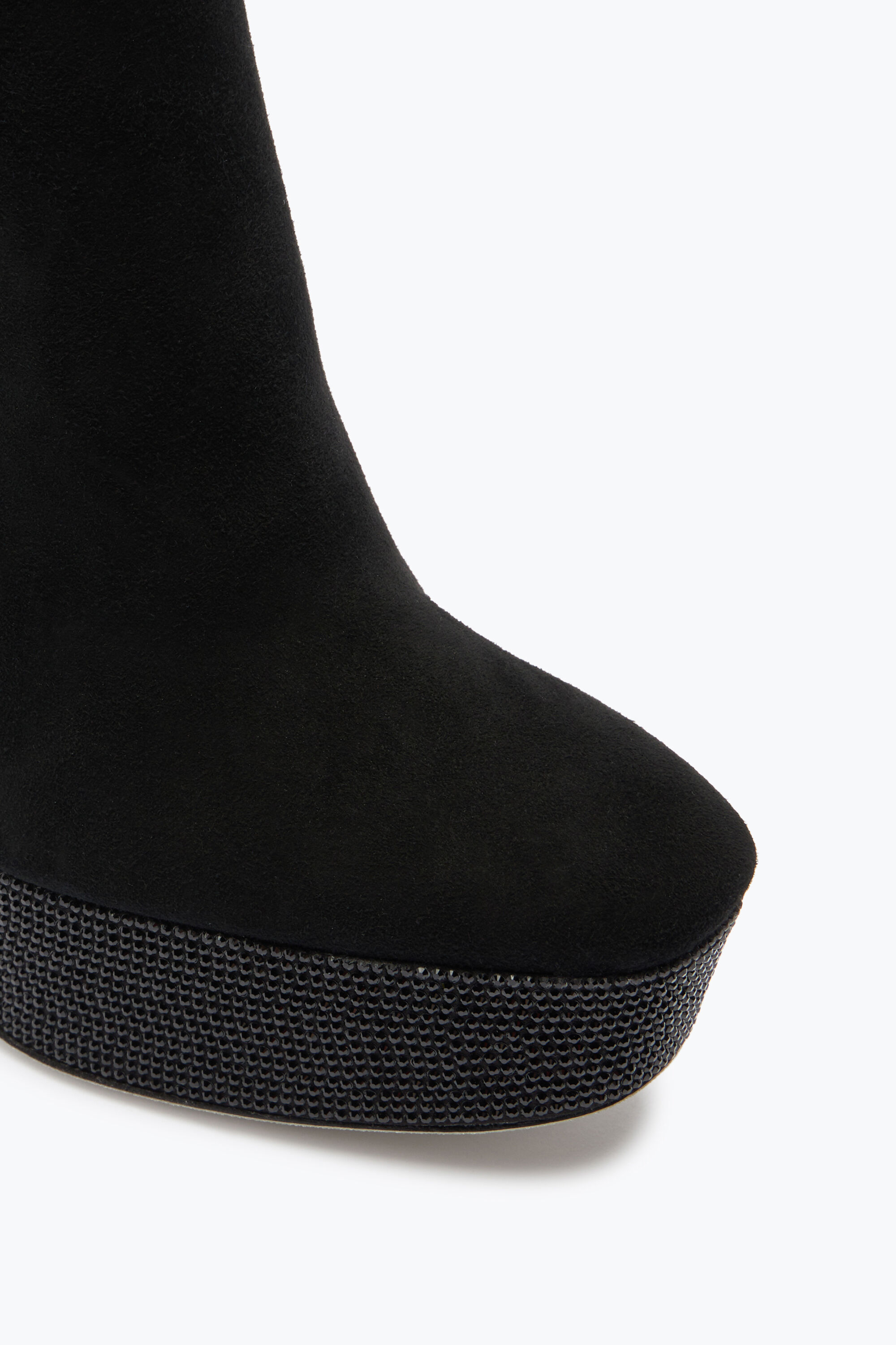 Black online bootie wedges