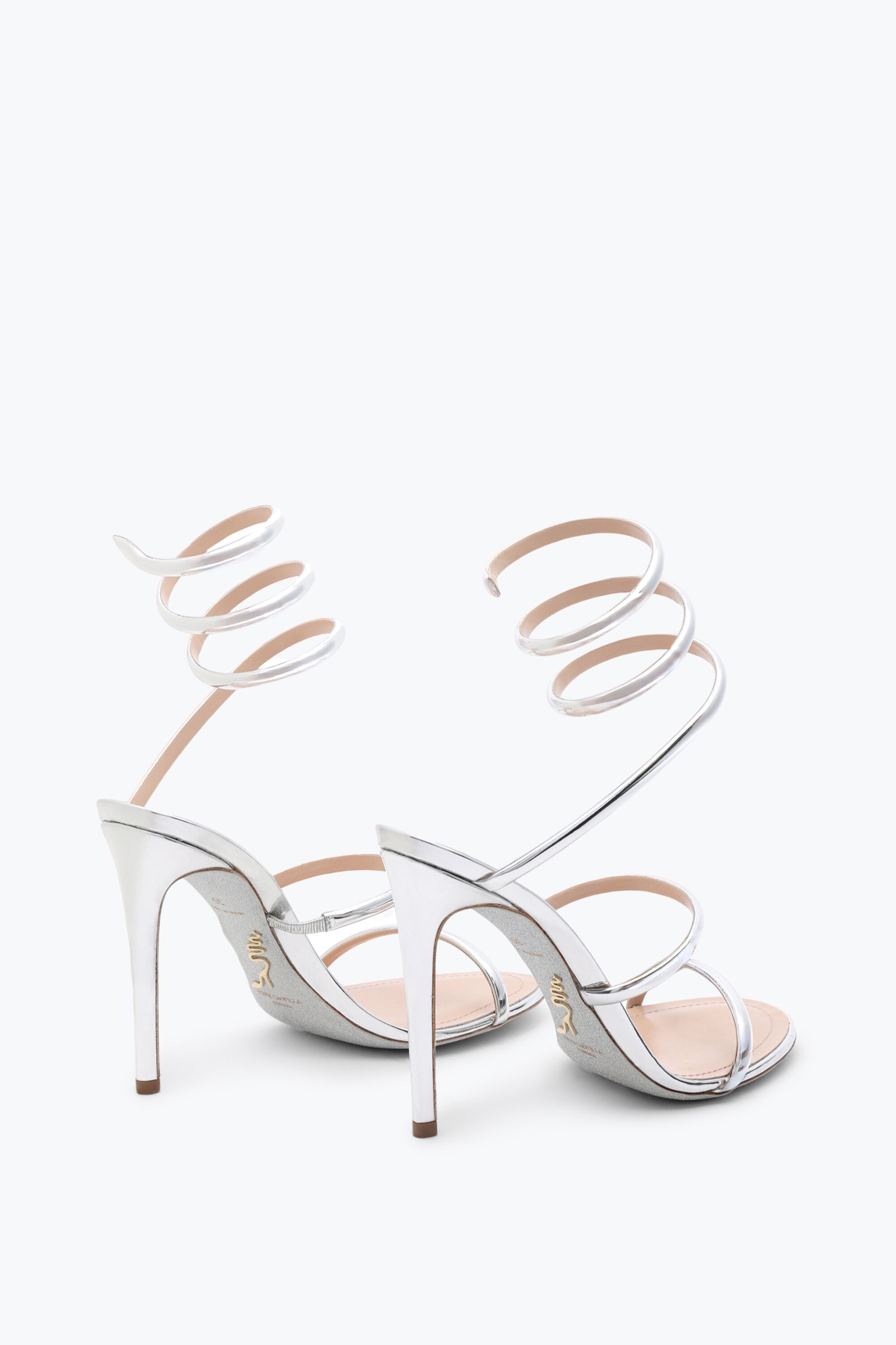 サンダル・ミュール RENE CAOVILLA Women Sandals C12037040R001V232 Silver Jeweled Cleo Silver Sandal 40 | Rene Caovilla®