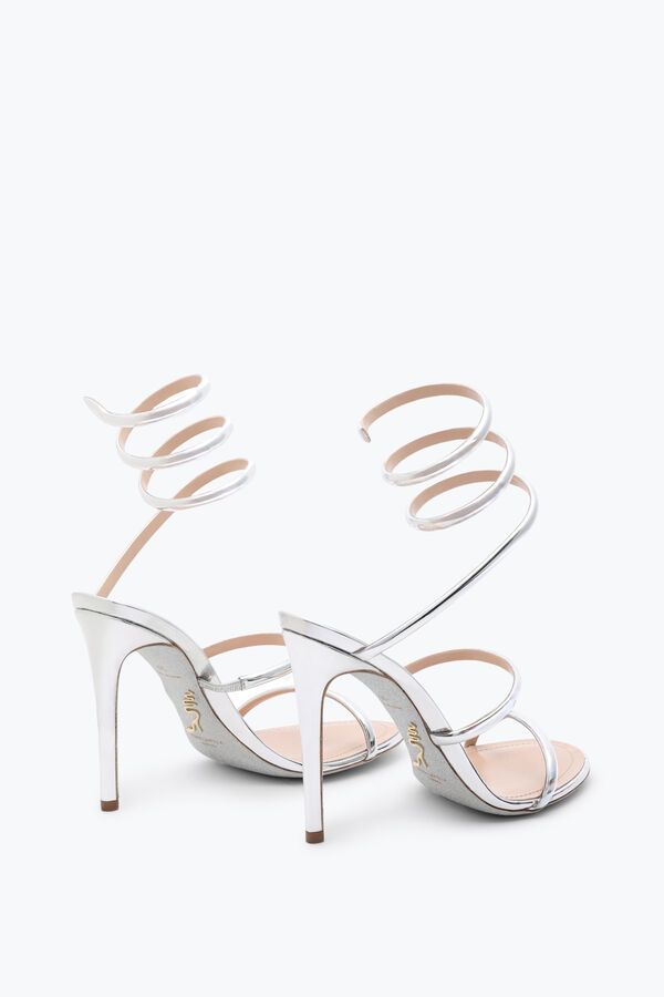 Cleo Metallic Silver Sandal 105
