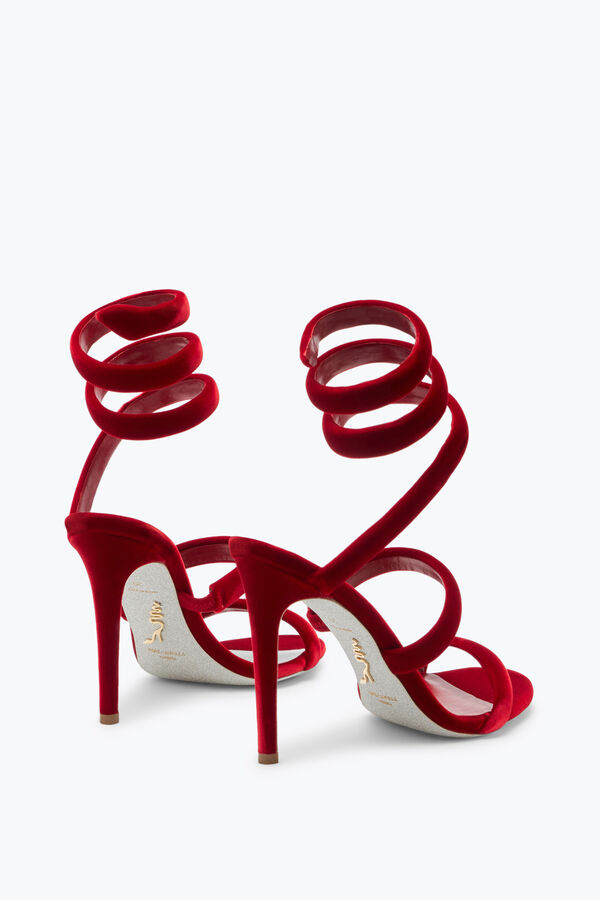 Cleo Ruby Velvet Sandal 105