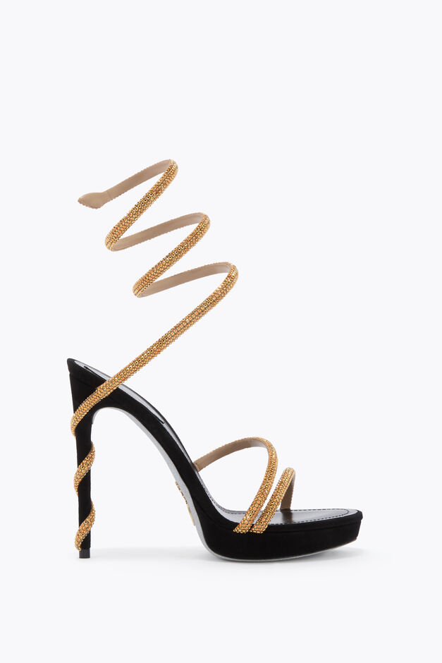MARGOT HONEY PLATFORM SANDAL 120