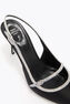 LILY SCHWARZ UND SILBER SLINGBACK 80