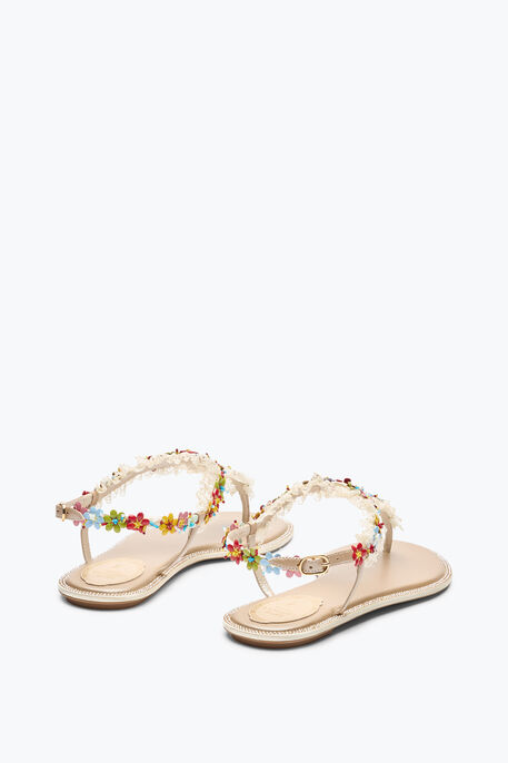 BLOOM NUDE FLAT SANDAL 10 BLOOM NUDE FLAT SANDAL 10