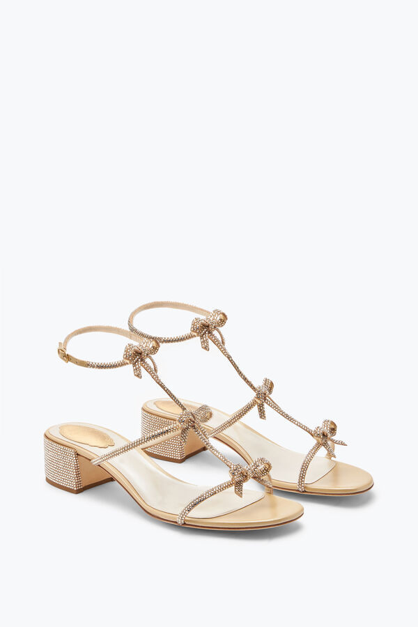 Sandalias Caterina Crystal Color Beige 40