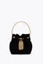 BORSA MINI DEVA IN VELLUTO NERO