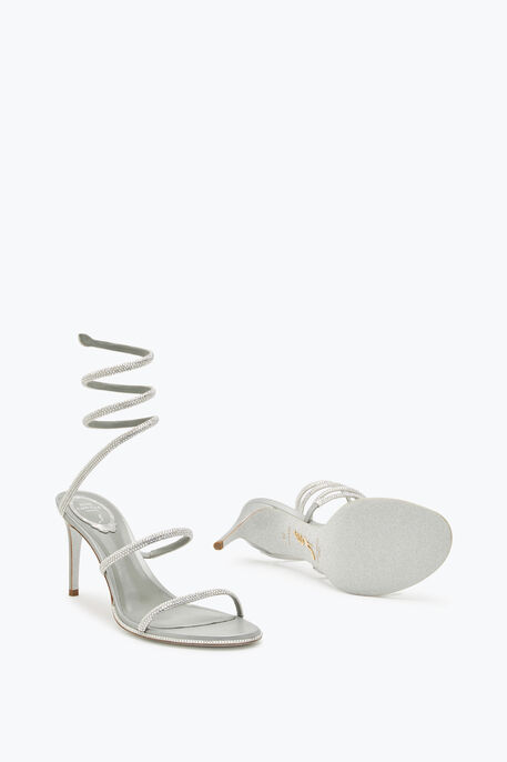 CLEO SILVER SANDAL 80 CLEO SILVER SANDAL 80
