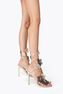 PEACH FLOWER IVORY AND GREY SANDAL 105