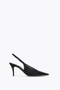 JINNY BLACK SLINGBACK 80