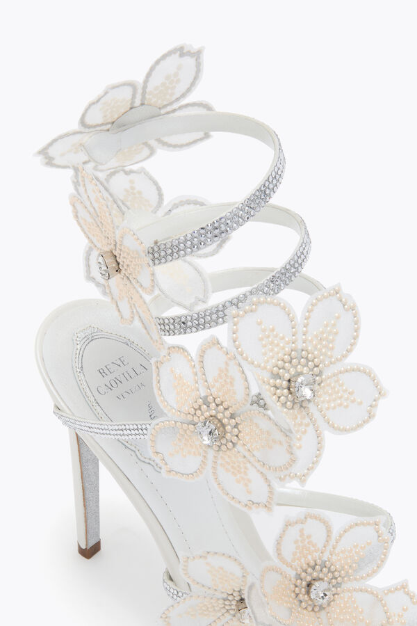 PEACH FLOWER IVORY SANDAL 105