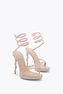 MARGOT NUDE PLATFORM SANDALE 120