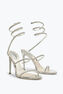 Cleo Crystal Silver Sandal 105