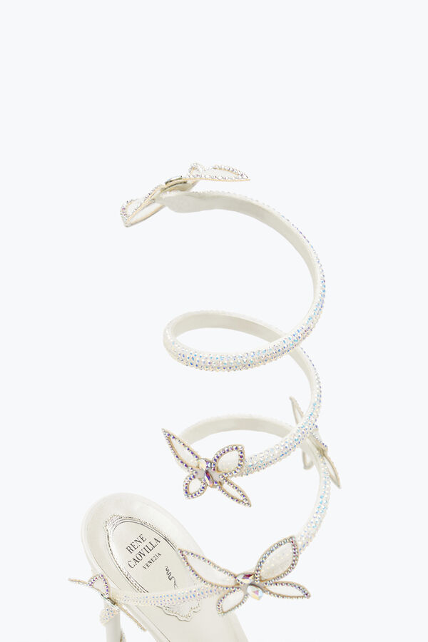 Margot white sandal with butterflies 105