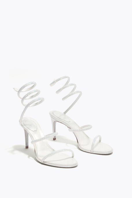 CLEO SANDALEN 80 IN WEISS