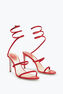 Sandales En Satin Avec Talon Cleo