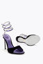 CLEO SPARK SANDAL IN PURPLE VELVET 105