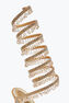 SANDALIA SUPER CHANDELIER DORADA 105