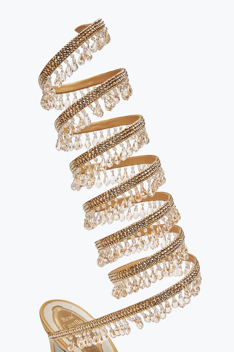 SUPER CHANDELIER SANDALE 105 IN GOLD SUPER CHANDELIER SANDALE 105 IN GOLD