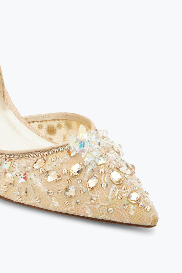 Slingback With Jewel Stones Cinderella 75