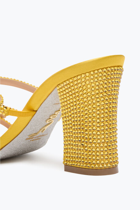 NICOLE YELLOW MULE 80