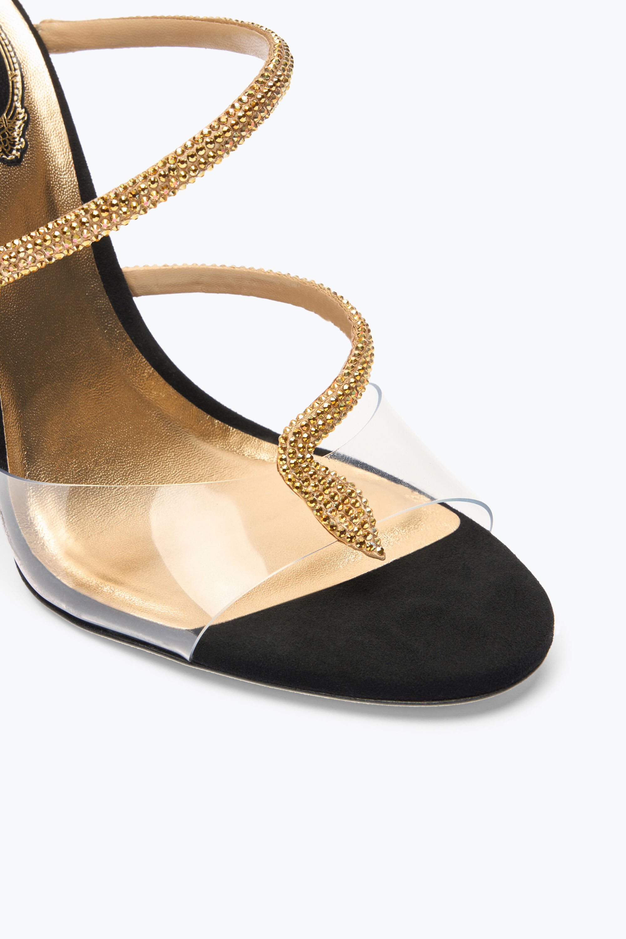 Sandali serpente oro on sale