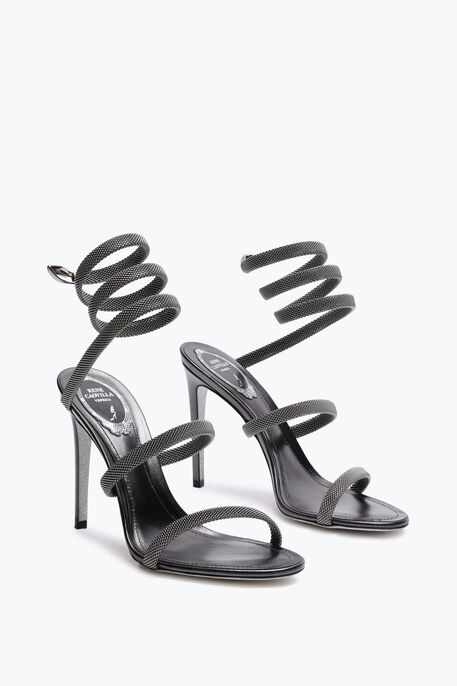 Trigold Cleo Anthracite Sandal 105 Trigold Cleo Anthracite Sandal 105