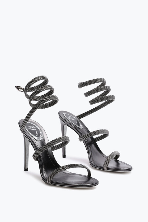 Trigold Cleo Anthracite Sandal 105 Trigold Cleo Anthracite Sandal 105