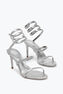 JUNIPER METALLIC SILVER SANDAL 80