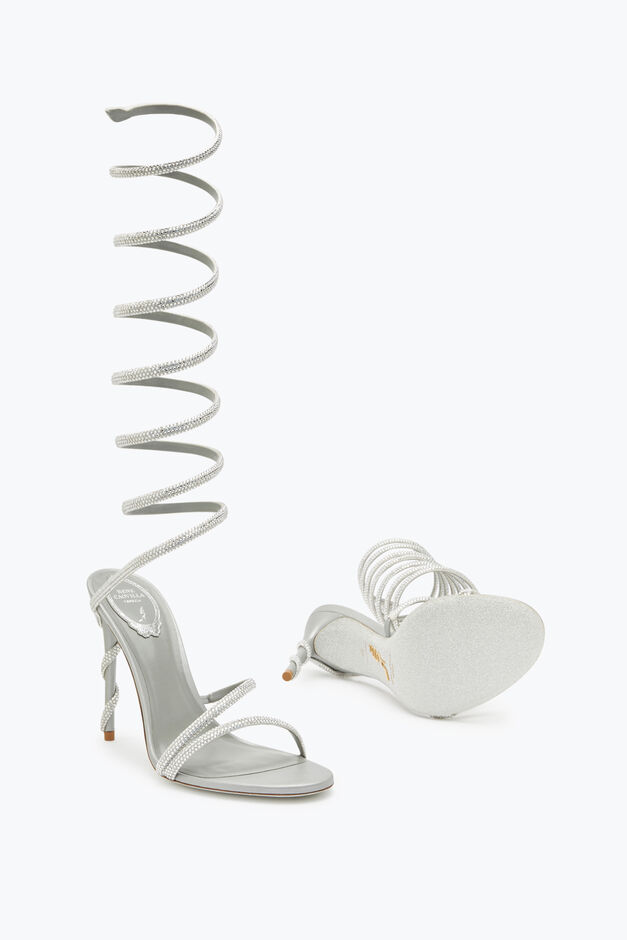Margot Crystal Grey Sandal 105 Margot Crystal Grey Sandal 105