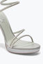 Margot Silver Platform Sandal 120