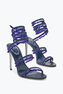 Chandelier 靛蓝色凉鞋 105