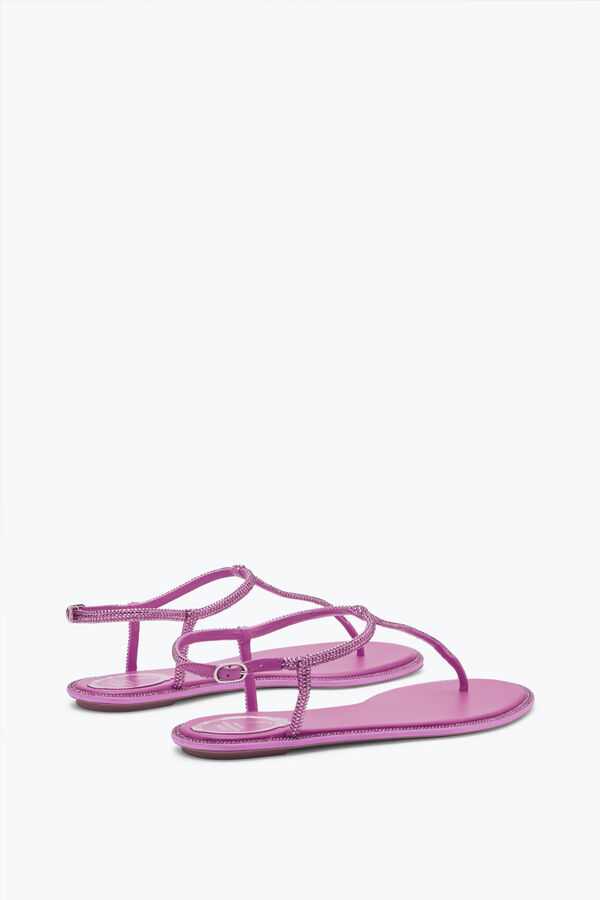 Diana 仙客来粉色水晶凉鞋 10