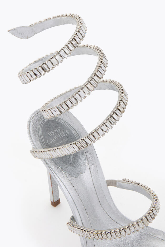 CLEO SPARK SILVER SANDAL 105 CLEO SPARK SILVER SANDAL 105