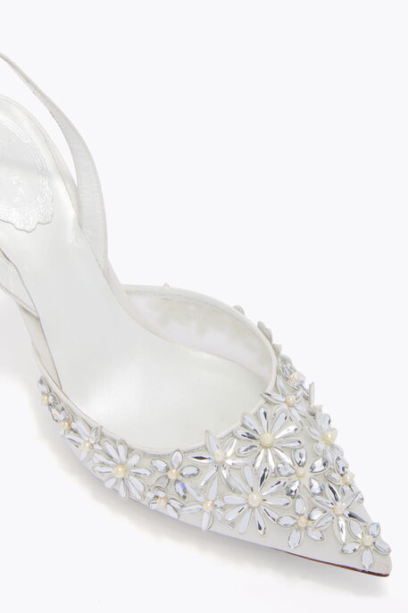 ESCARPIN SLINGBACK EVA BLANC 80