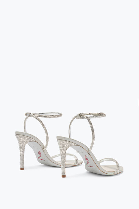 Ellabrita Crystal Silver Sandal 80 Ellabrita Crystal Silver Sandal 80