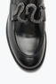 Mocasín Morgana Negro con Cristal Mate Negro 20