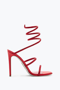 CLEO RED SANDAL WITH CRYSTAL 105