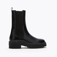 BIKA BLACK ANKLE BOOT WITH CRYSTALS 50