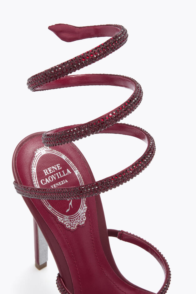 CLEO WINE PLATFORM SANDAL 120
