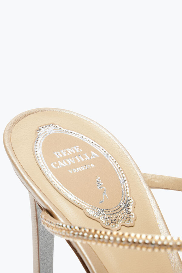 Caterina Champagne Slider Sandal 80